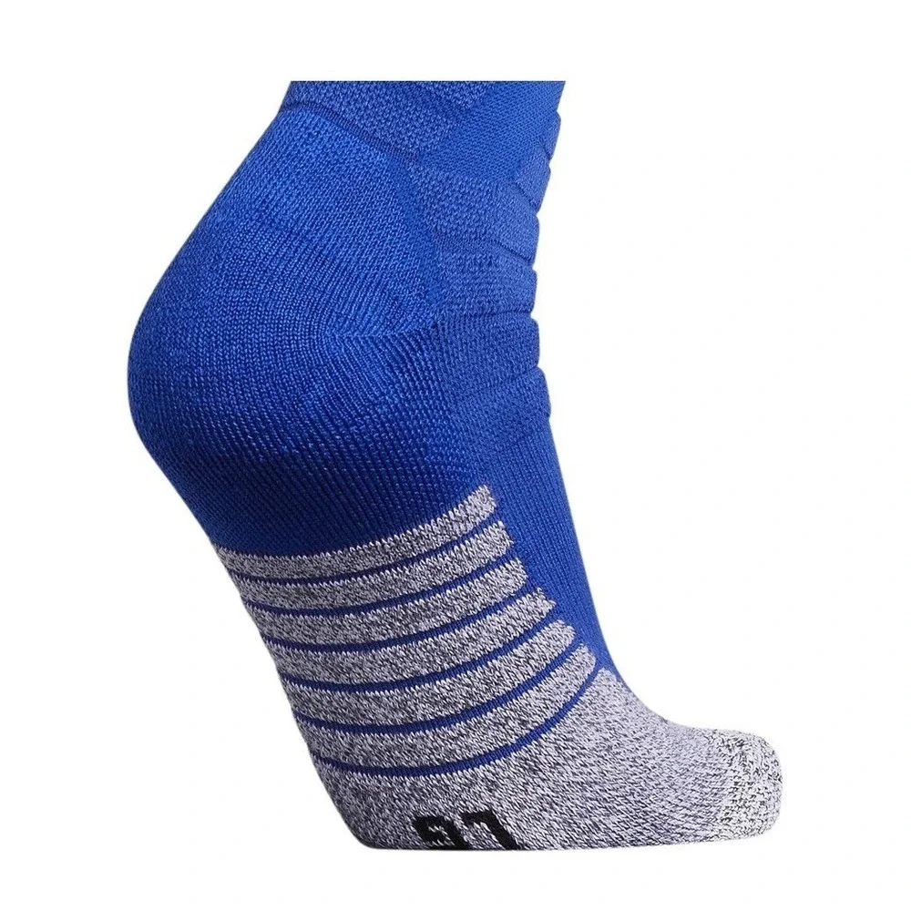 Adidas Men's Adizero Football Crew Socks - Blue / White - Men's Size XL C16